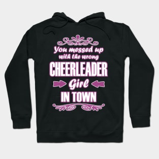 Cheerleading Base Pompoms Girls Women Team Hoodie